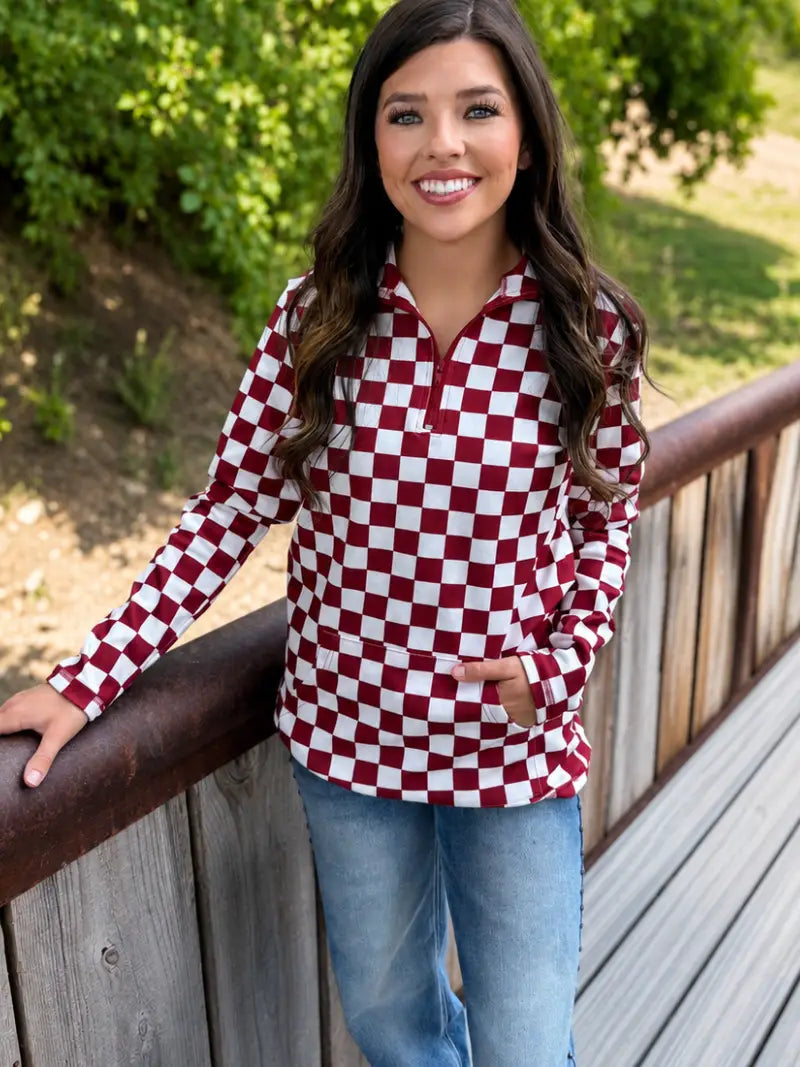 Pep Rally Maroon Pullover