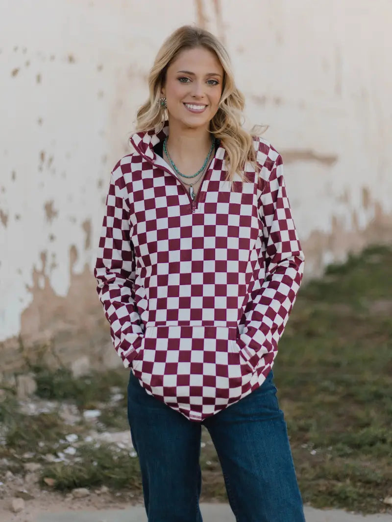 Pep Rally Maroon Pullover