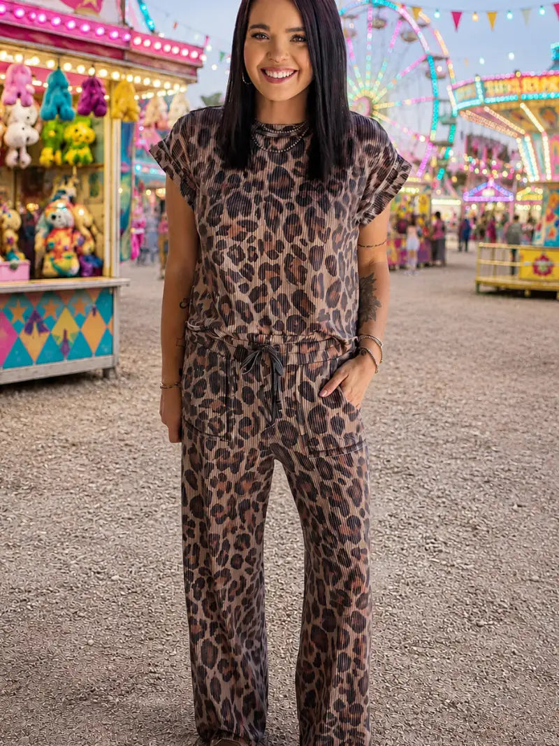 Spotted Wild Cheetah Print Pants