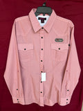 Resale - Rock & Roll Brand Men's Tech Mesh Snap Button Shirt – Pink