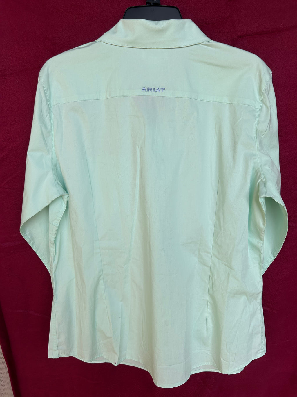 Resale - Ariat Men's Mint Green Button Down Shirt
