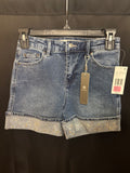 Resale - Tractr Rhinestone Butterfly Cuff Denim Shorts – Youth 10 – NWT