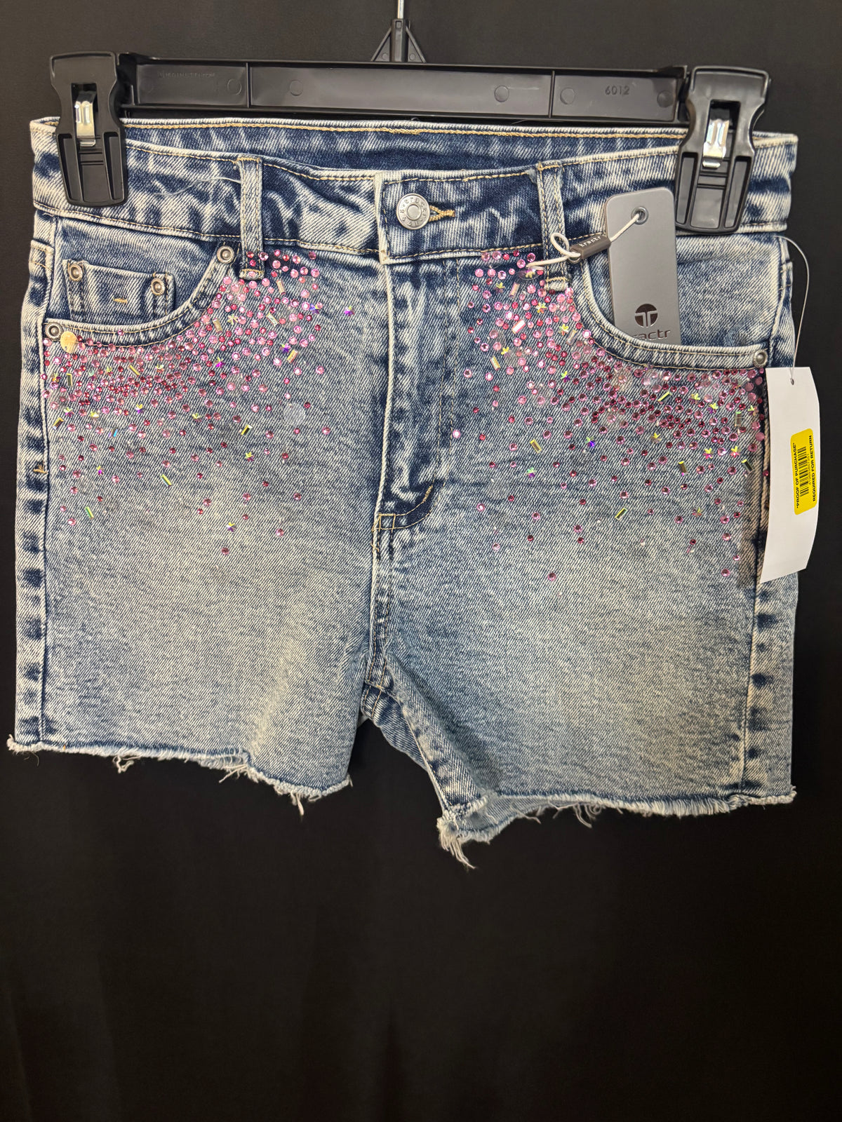 Resale - Tractr Rhinestone Denim Shorts – Youth Size 10 – NWT