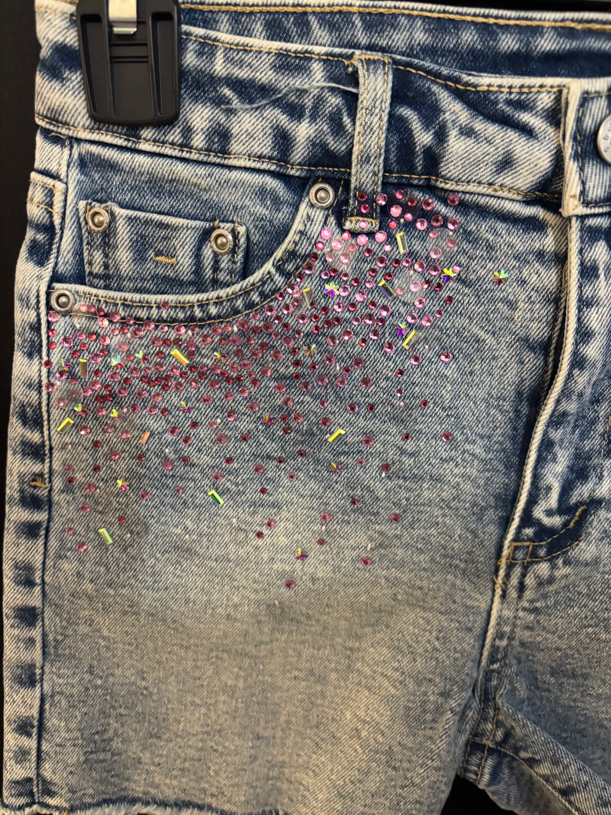 Resale - Tractr Rhinestone Denim Shorts – Youth Size 10 – NWT