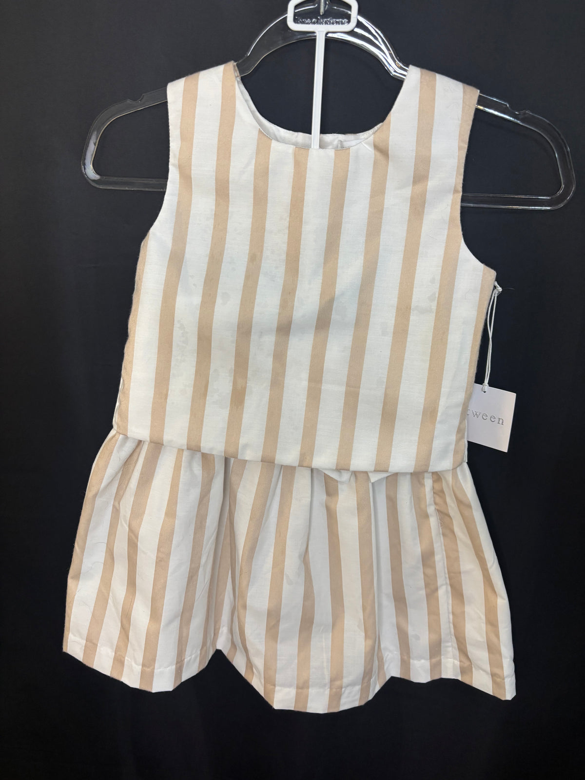 Resale - Btween Striped Open-Back Top & Skirt Set – Youth 10 – NWT
