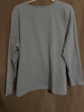 Resale - d&co essentials Women's Navy Blue Long Sleeve Crewneck Knit Top — Size XL, Soft Relaxed Pullover