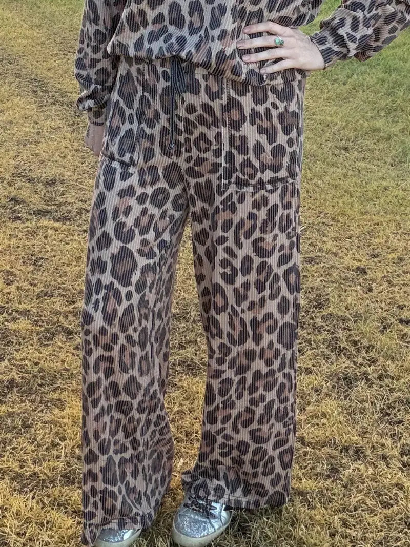 Spotted Wild Cheetah Print Pants