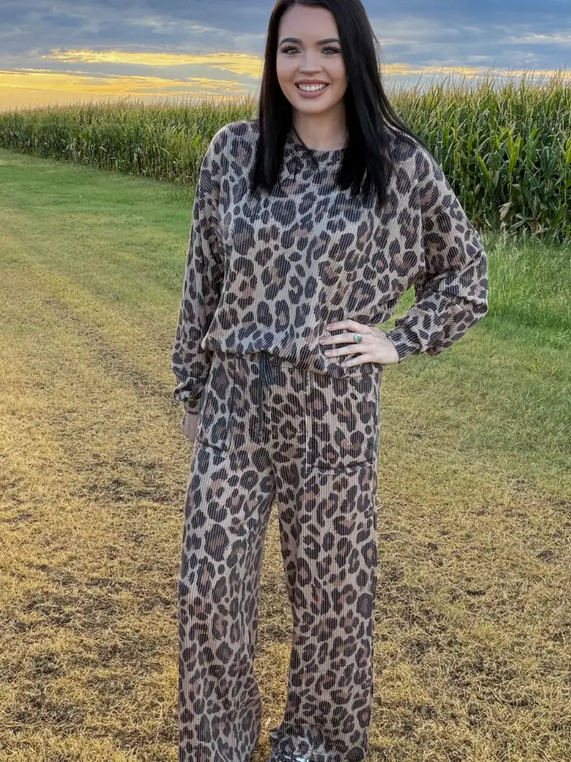 Spotted Wild Cheetah Print Pants